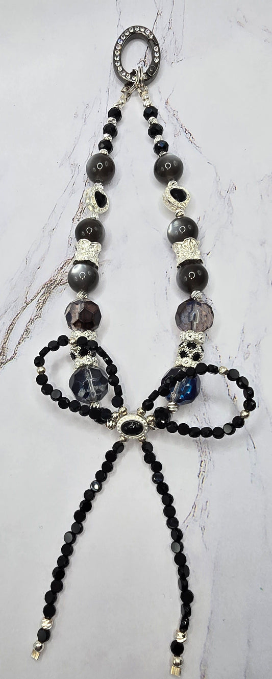 Black and Silver Cell Phone Accessory