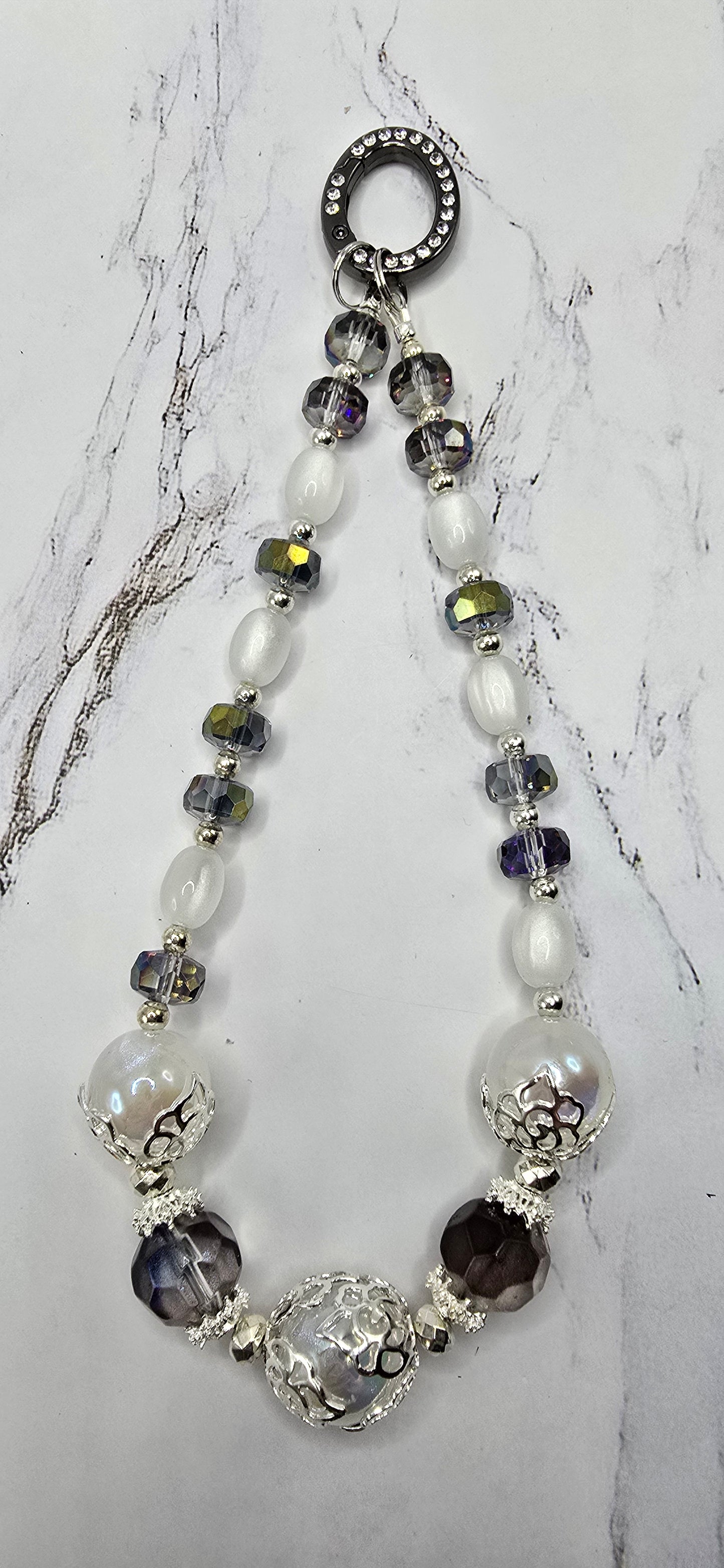 White and Grey Cell Phone Accessory