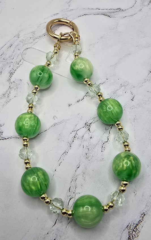 Green and Gold Cell Phone Accessory