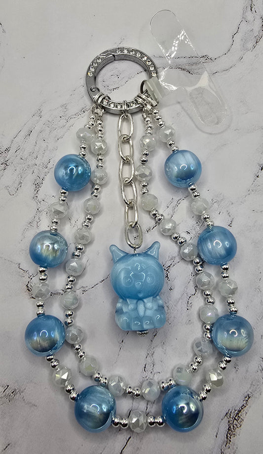 Blue Cartoon Cell Phone Accessory