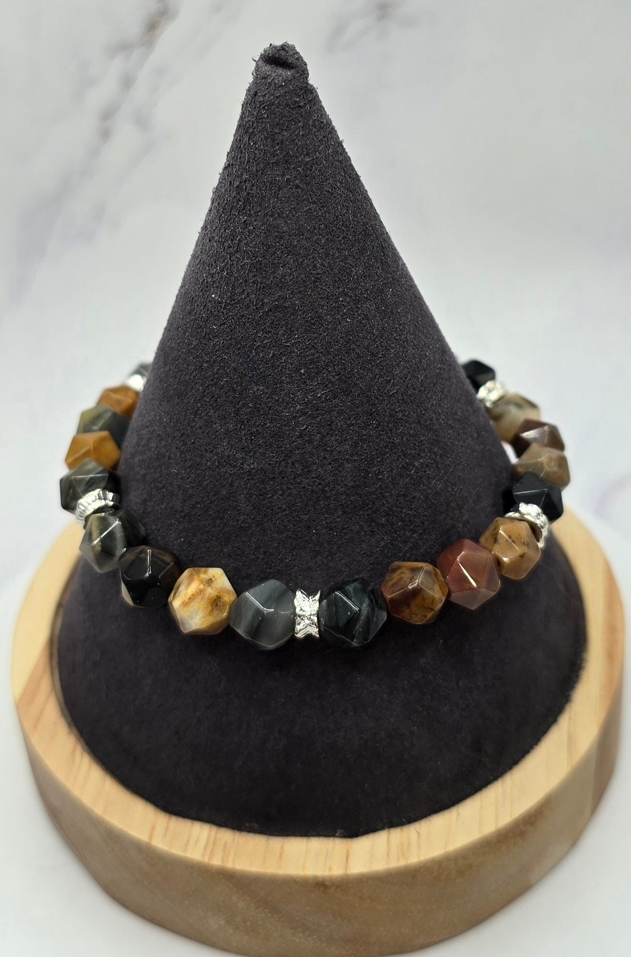 Tiger Eye Flower Cut