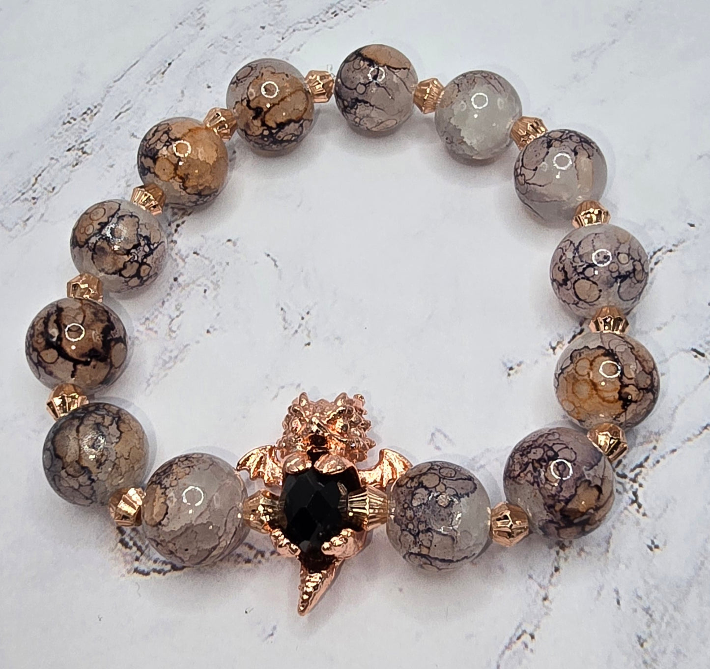 Rose Gold and Dragon