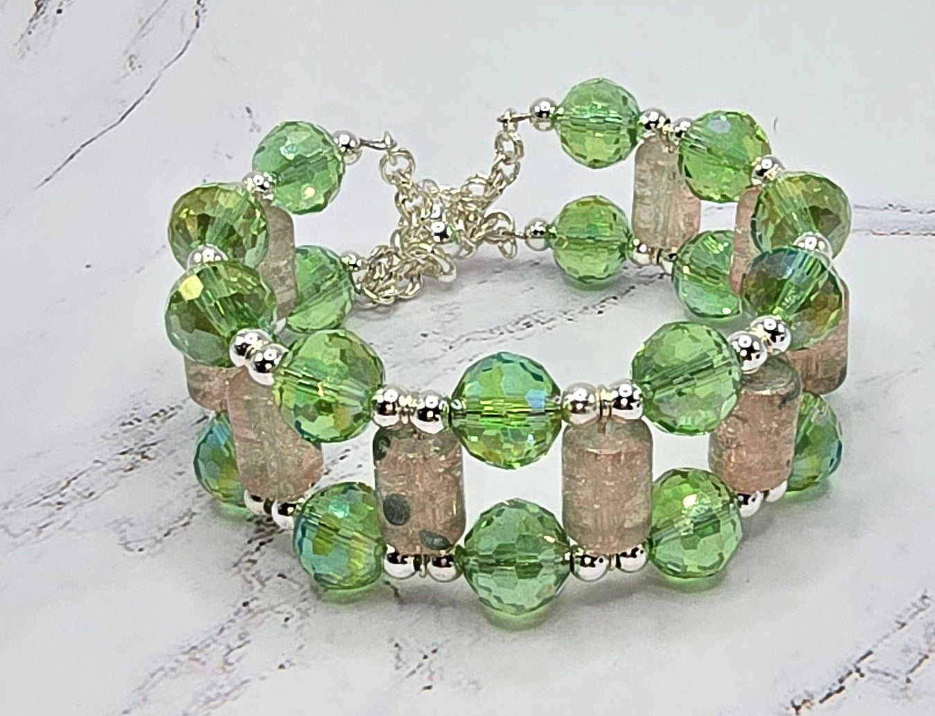 Pink and Green Ladder