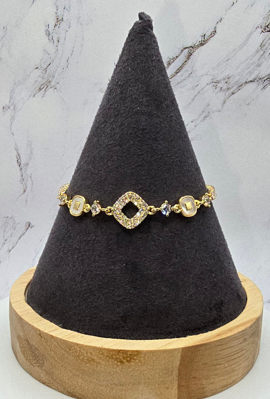 Gold Diamond Shaped Slide