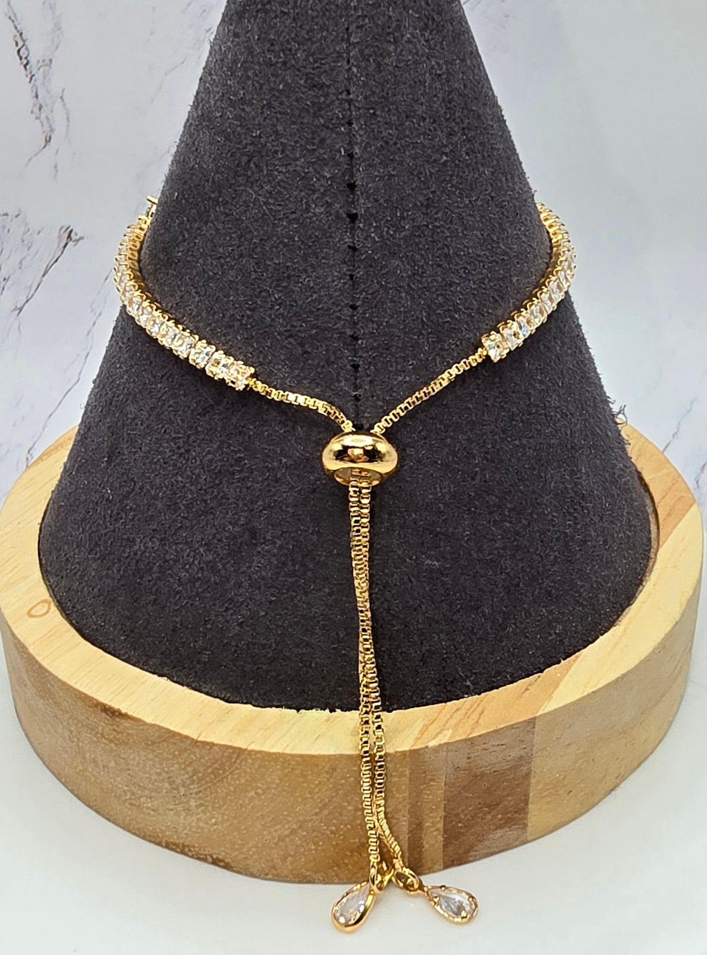 Gold Diamond Shaped Slide