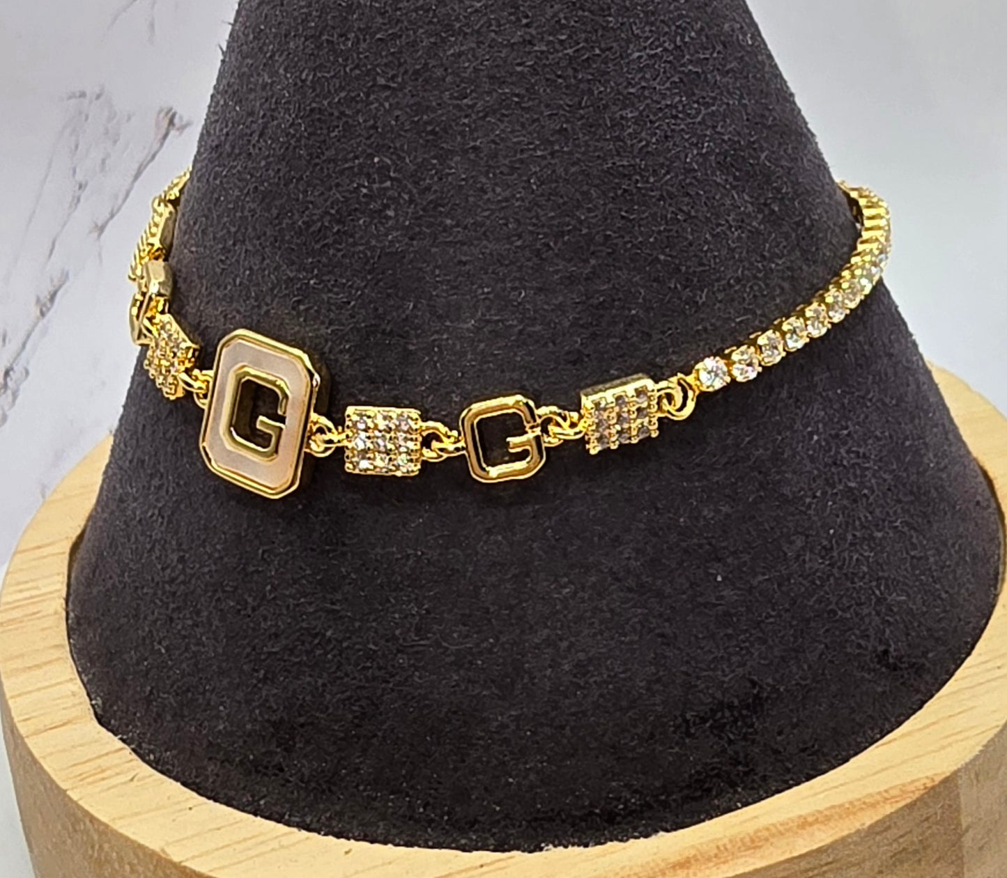 G Gold Slide Bracelet