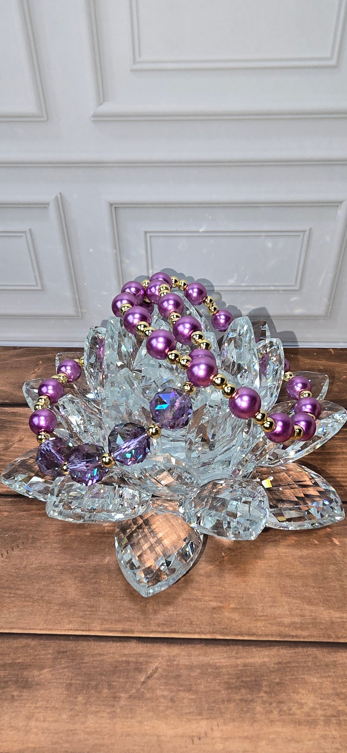 Purple and Pearls Bliss (gold)