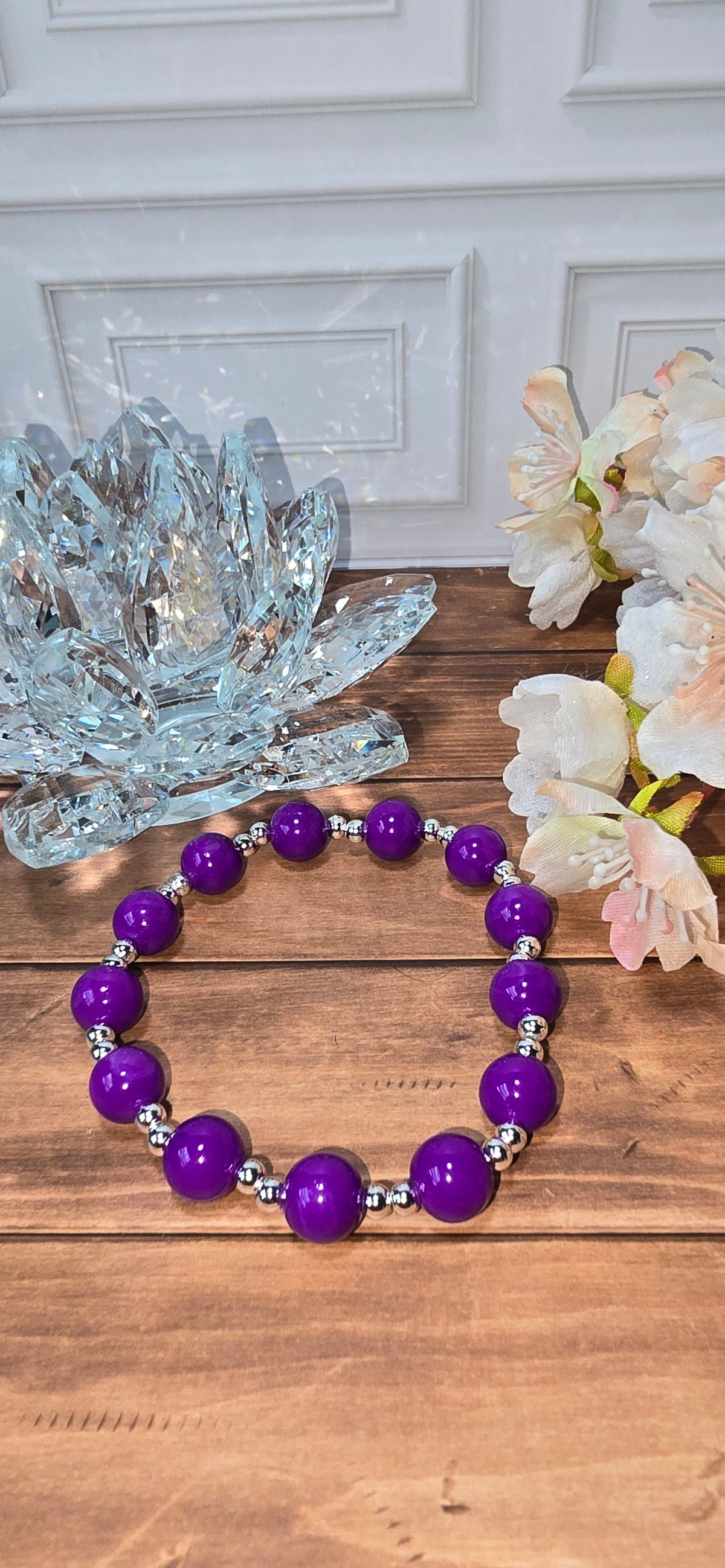 Purple Bracelet (silver)