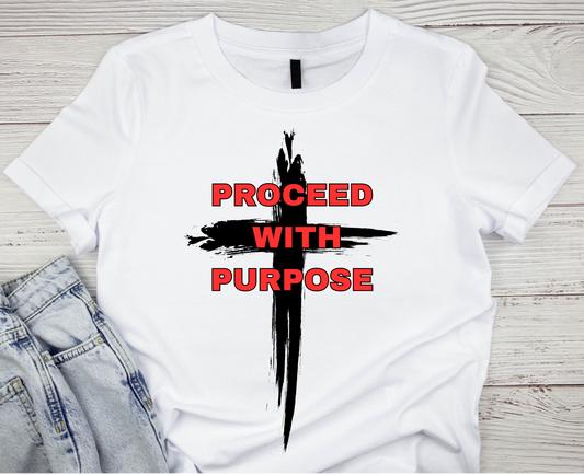 Proceed with Purpose - Black Cross