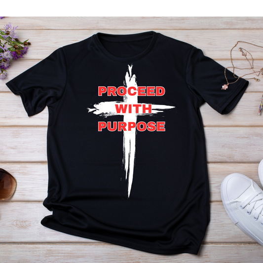 Proceed with Purpose (White Cross)