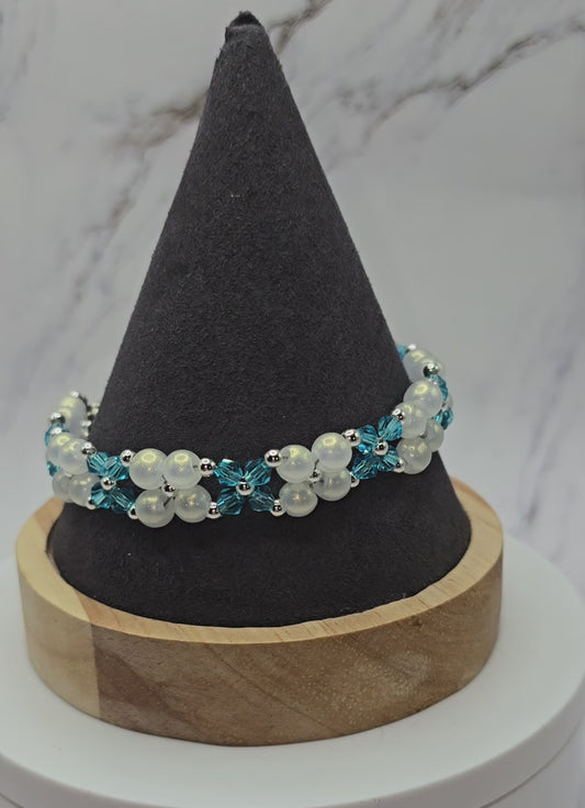 Pearls with a Blue sparkle