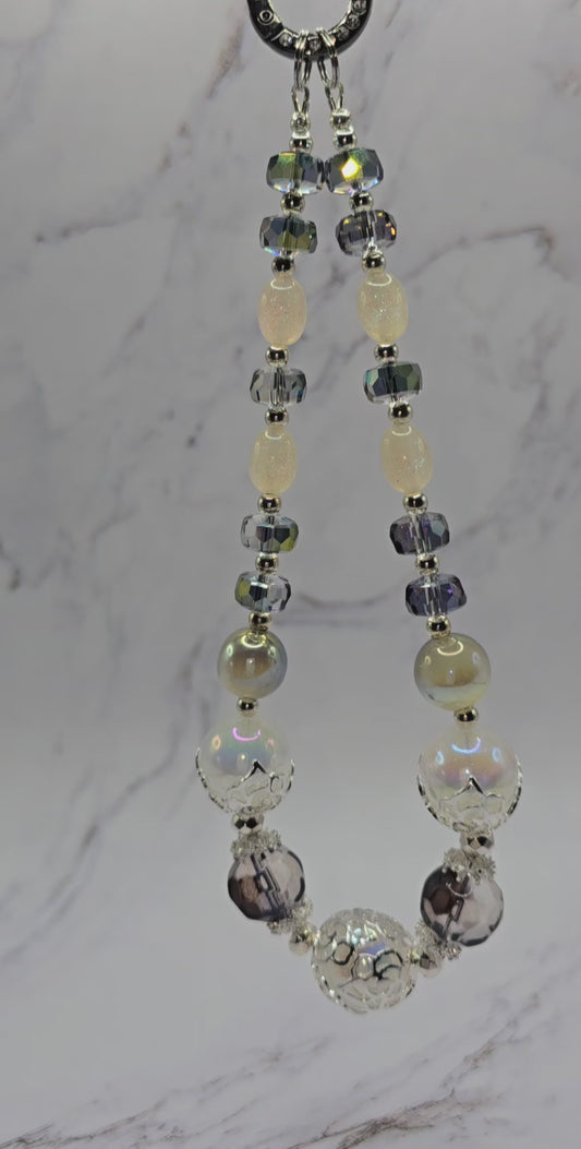 Black White and Silver Cell Phone Accessory