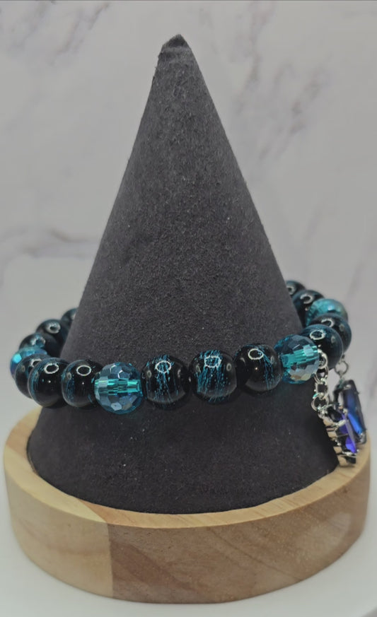 Black and Teal Butterfly