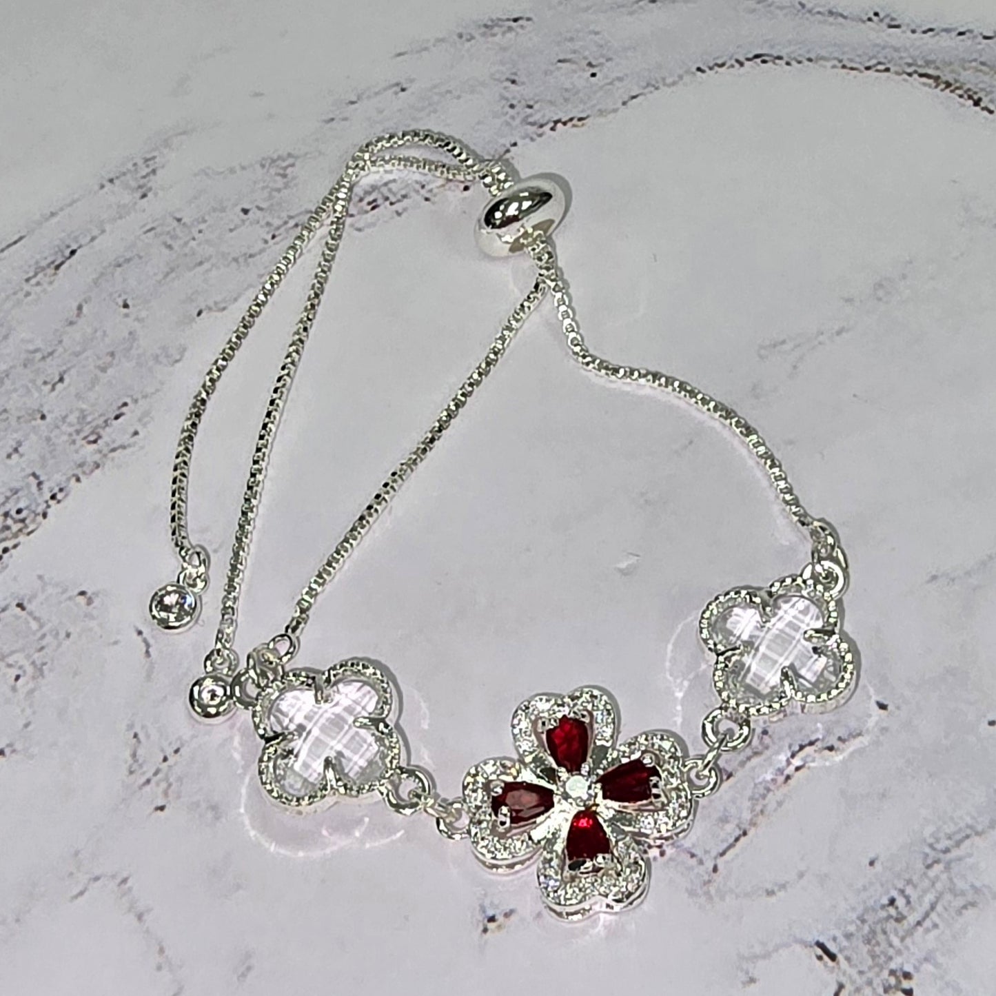 Red Clover Silver Bling