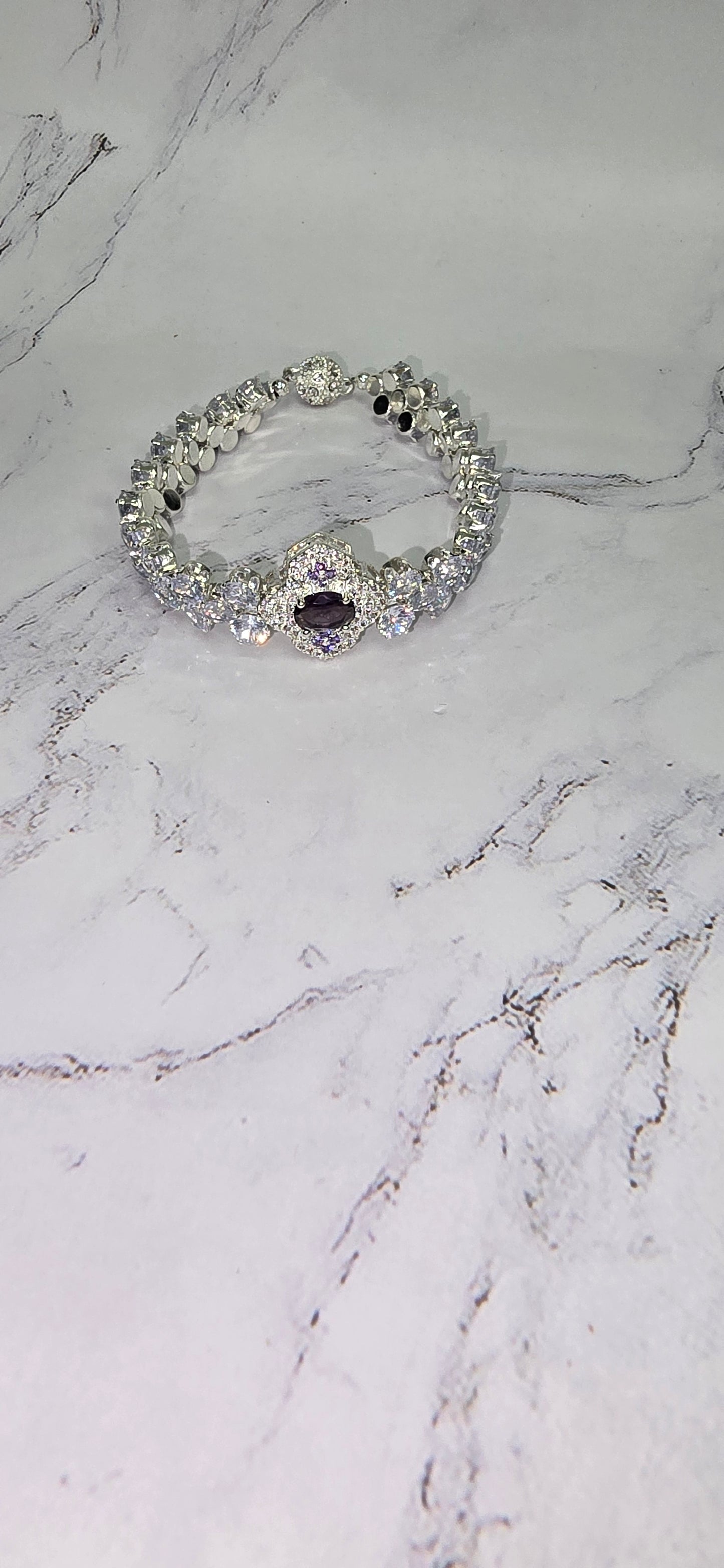 Purple and Silver Bling