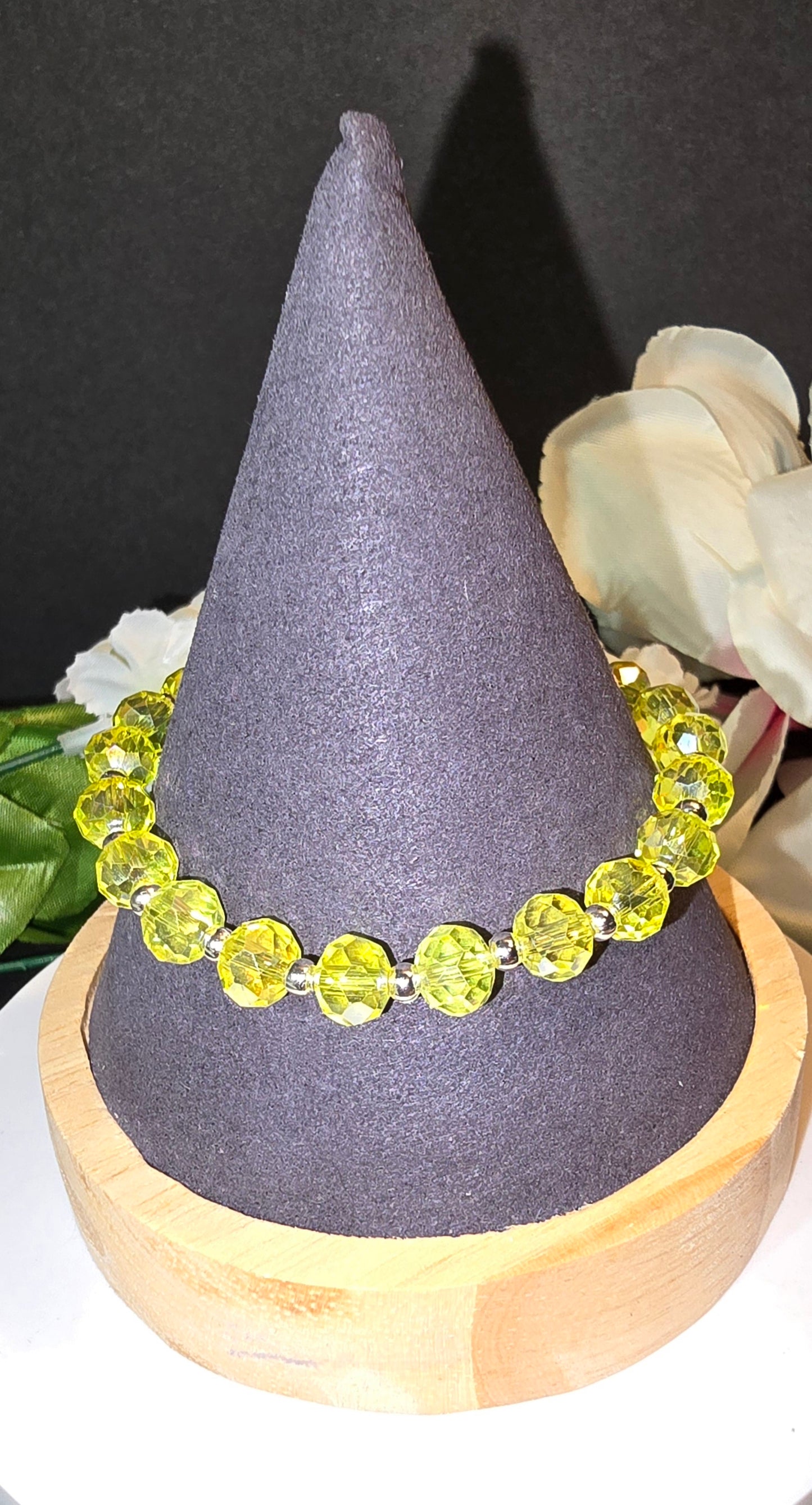 Yellow Beaded Bracelet