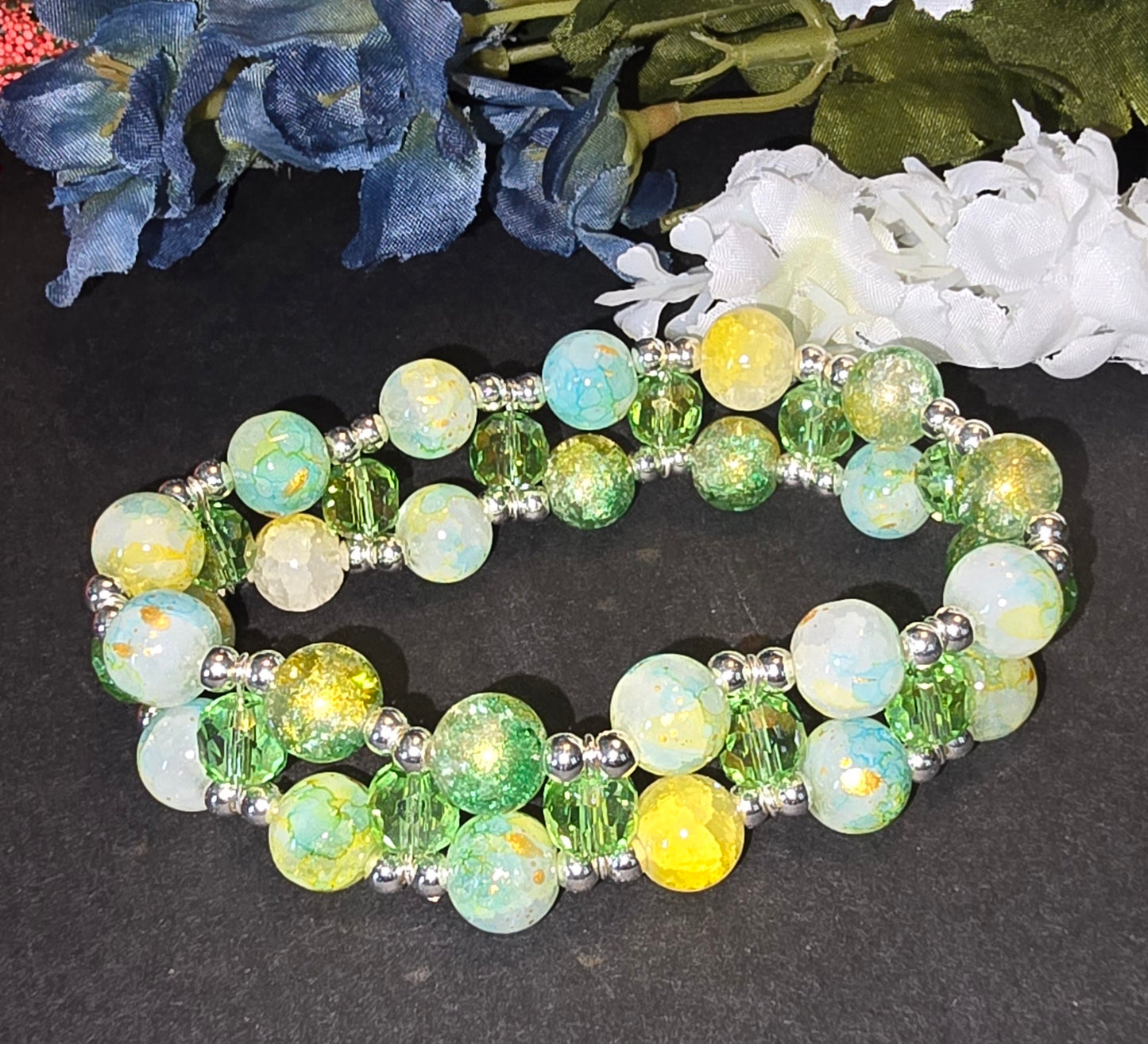 Yellow & Green Double Bracelet