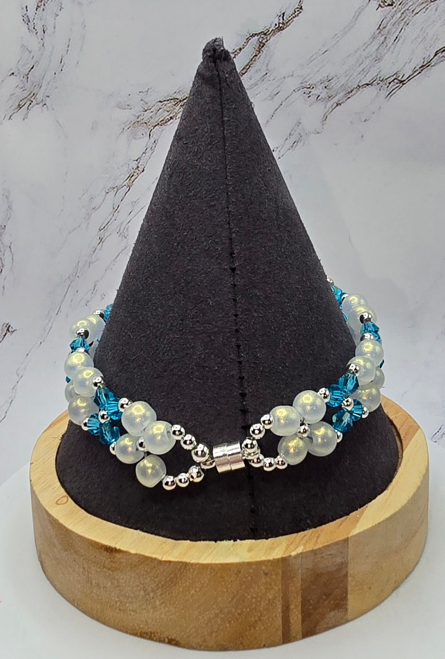 Pearls with a Blue sparkle