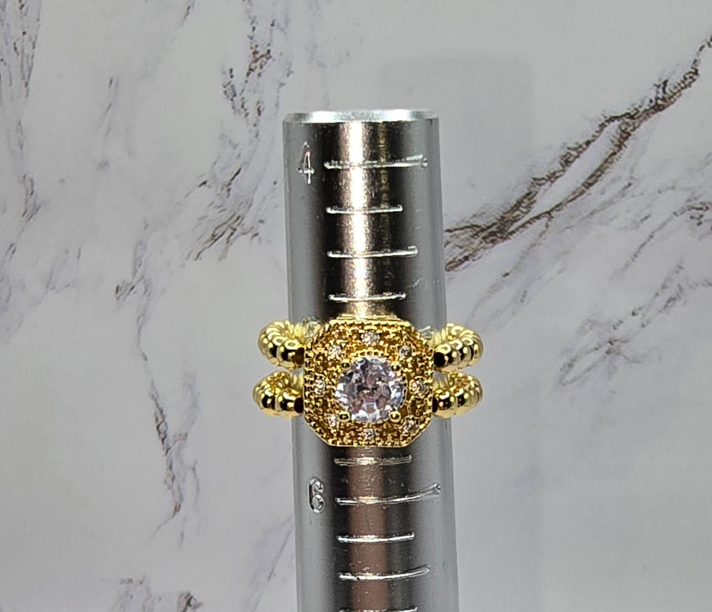 Gold Bling Ring (size 5.5)