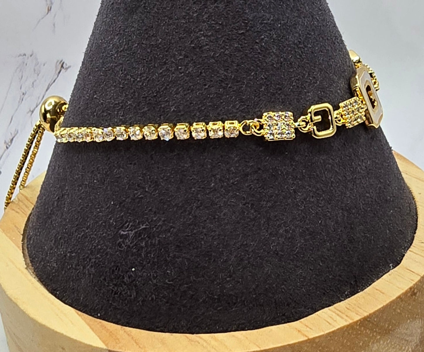 G Gold Slide Bracelet