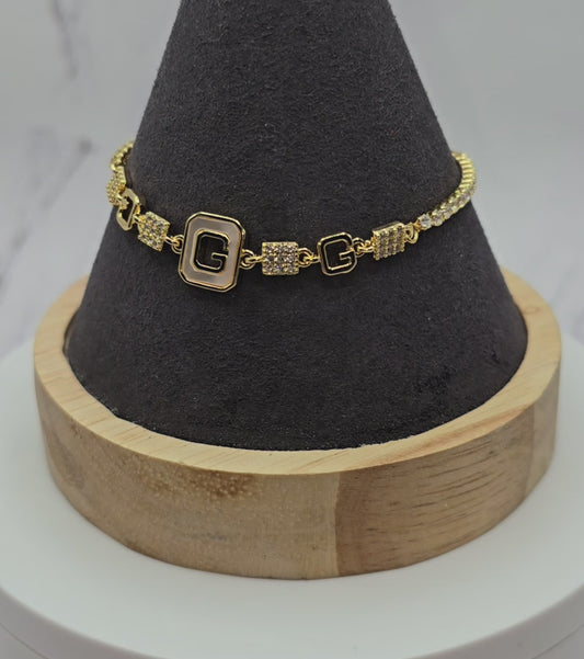 G Gold Slide Bracelet