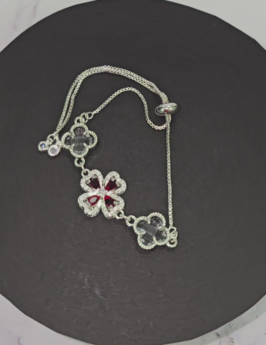 Red Clover Silver Bling