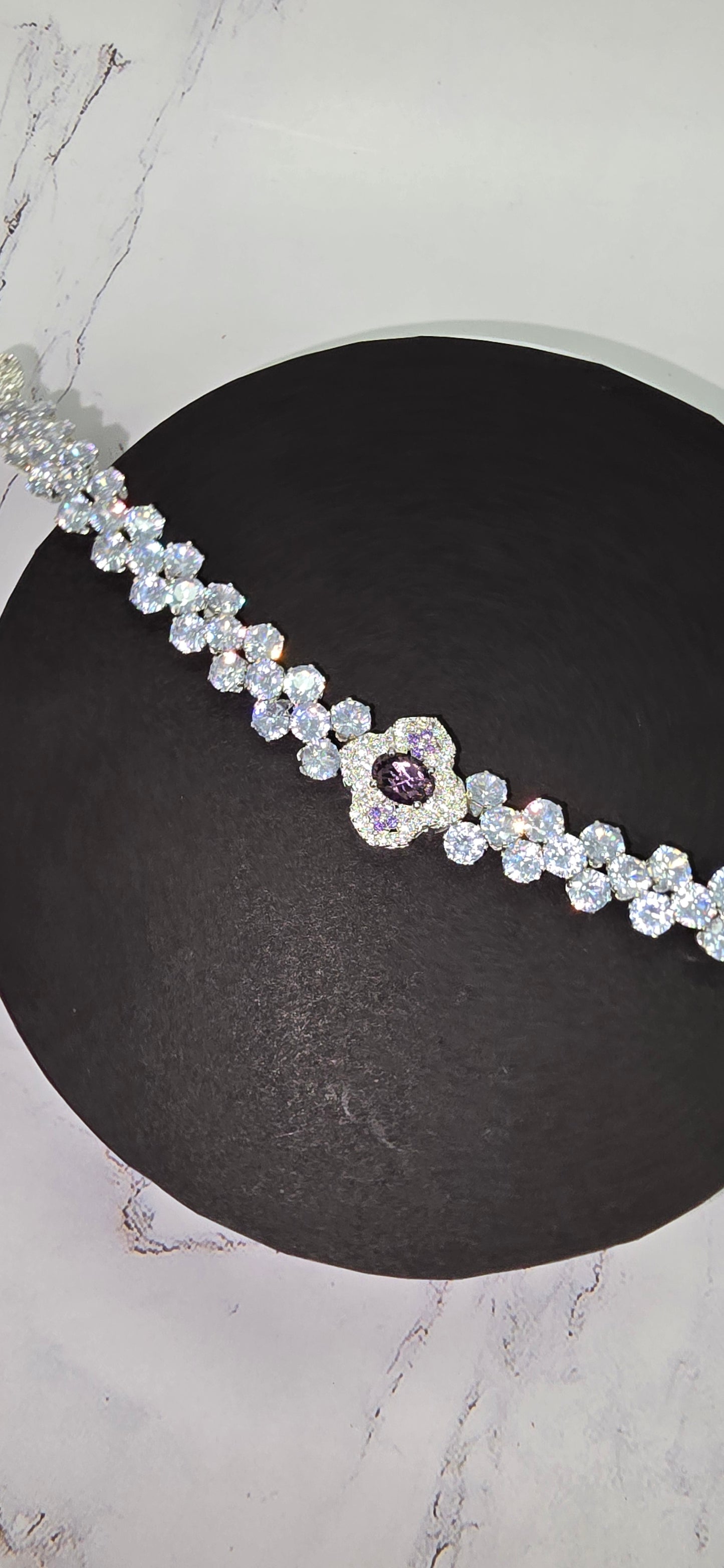 Purple and Silver Bling